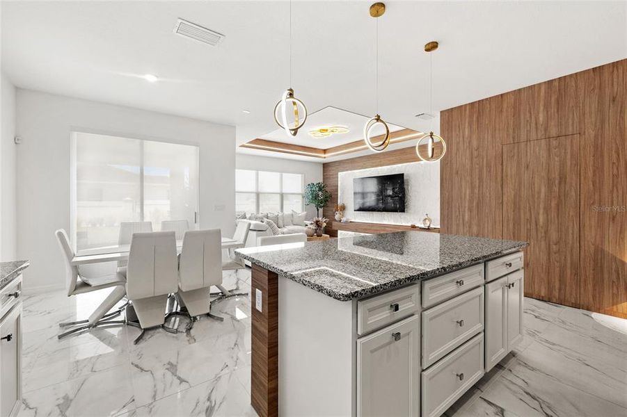 Furnished interior view inside a new home in EverBe, Orlando (Image 10).