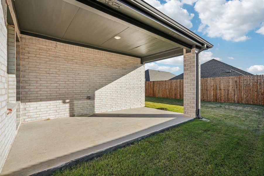 Exterior details and patio area of a home in , McKinney (Image 25).