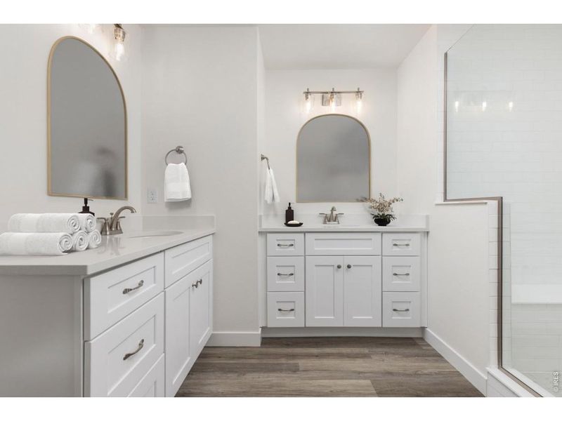 Furnished interior view inside a new home in Westerly, Erie (Image 9).