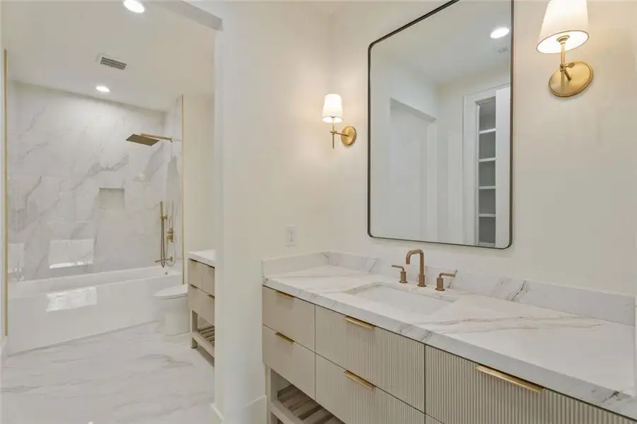 Furnished interior view inside a new home in , Alpharetta (Image 11).