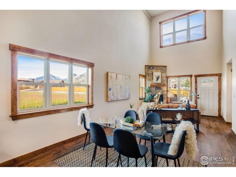 Furnished interior view inside a new home in , Estes Park (Image 27).