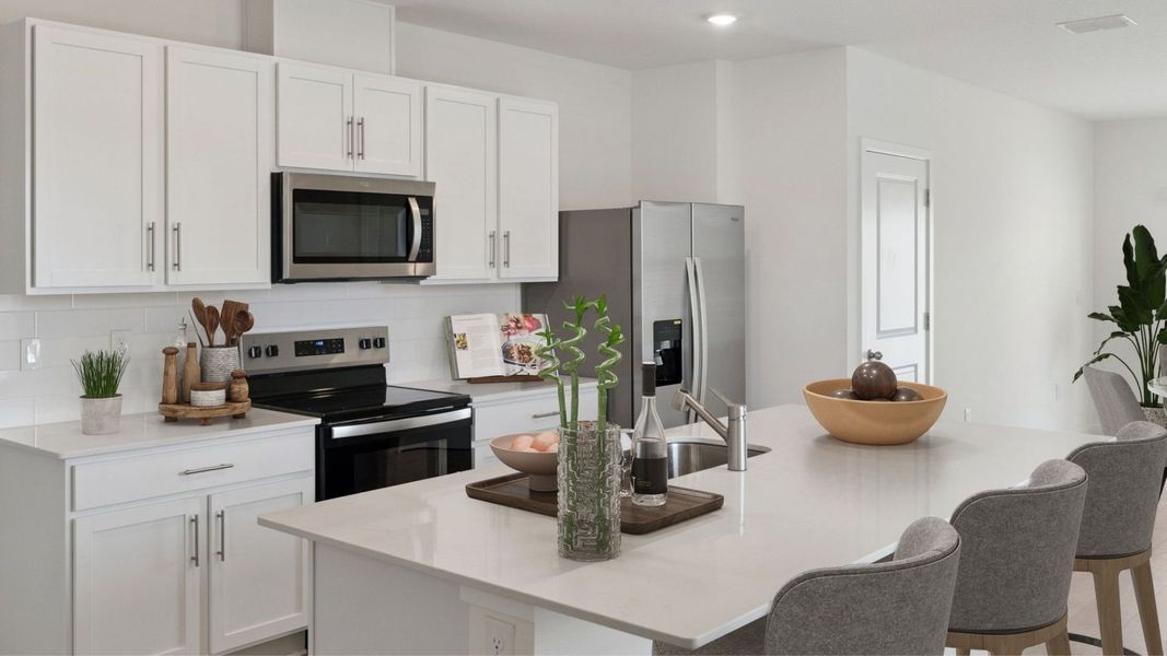 Furnished interior view inside a new home in Crossroads at Kelly Park, Apopka (Image 7).