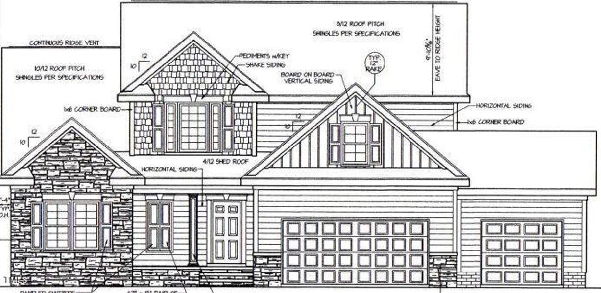 The Brooke Front Elevation