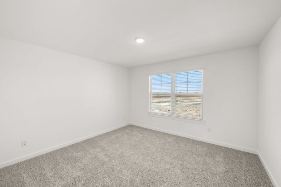 Representative unfurnished interior of a home built from the Ironwood II Hunters Crossing 65s by Brohn Homes in Hunters Crossing, Sealy (Image 17).