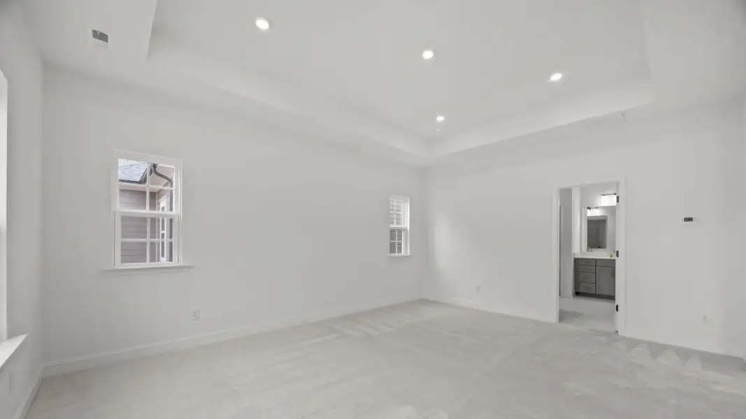 The Brentwood Plan by DRB Homes in River District, Charlotte NC.- Primary Bedroom