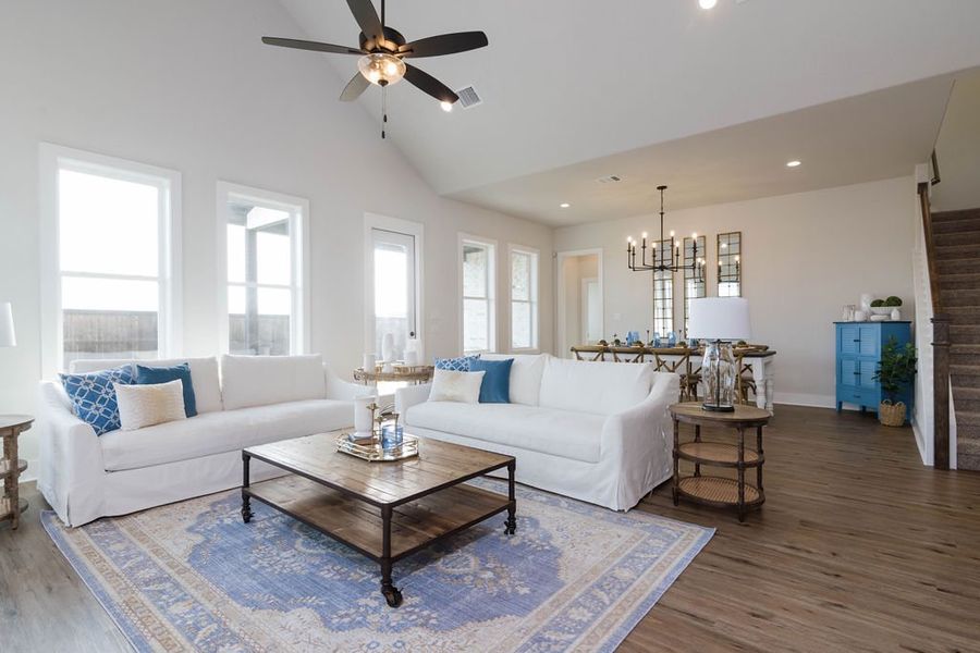 Representative furnished interior of a home built from the The Lydia by Reece Homes in Harvest Meadows, Bryan (Image 10).