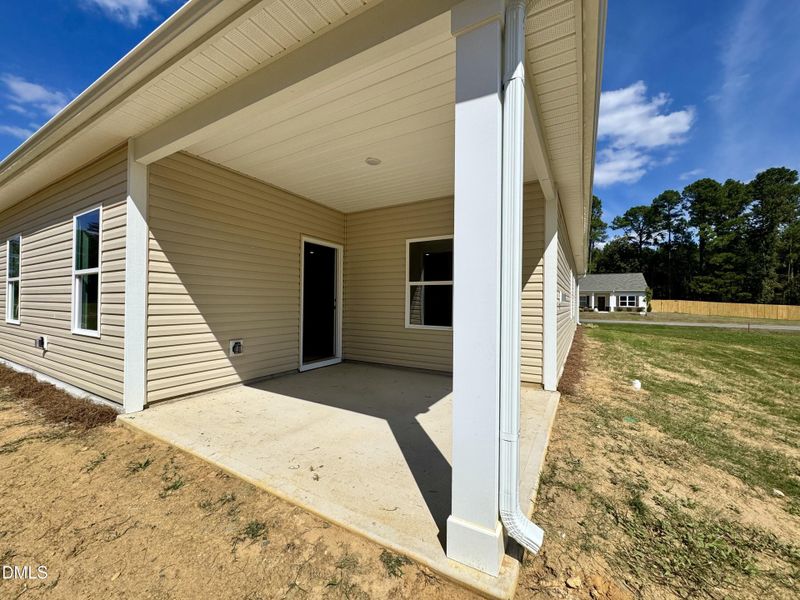 Covered Back Porch