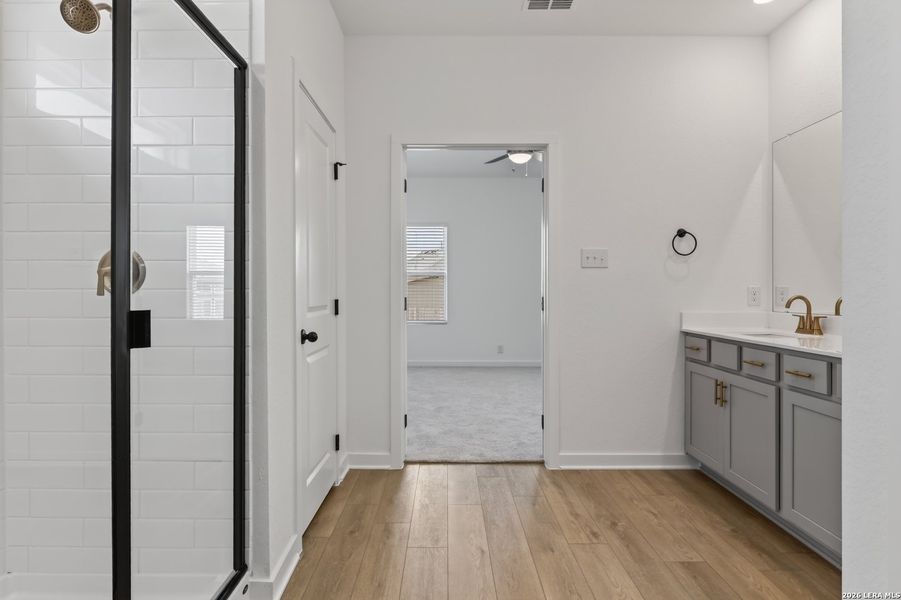 Furnished interior view inside a new home in , San Antonio (Image 9).