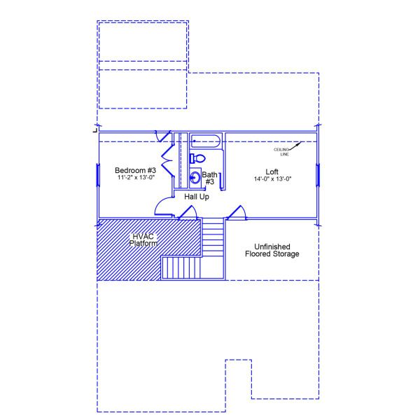 2D floor plan layout of this home in Ovation at Sweetbrier, Durham, NC (Image 3). 2D floor plan layout of this home in Ovation at Sweetbrier, Durham, NC (Image 3).