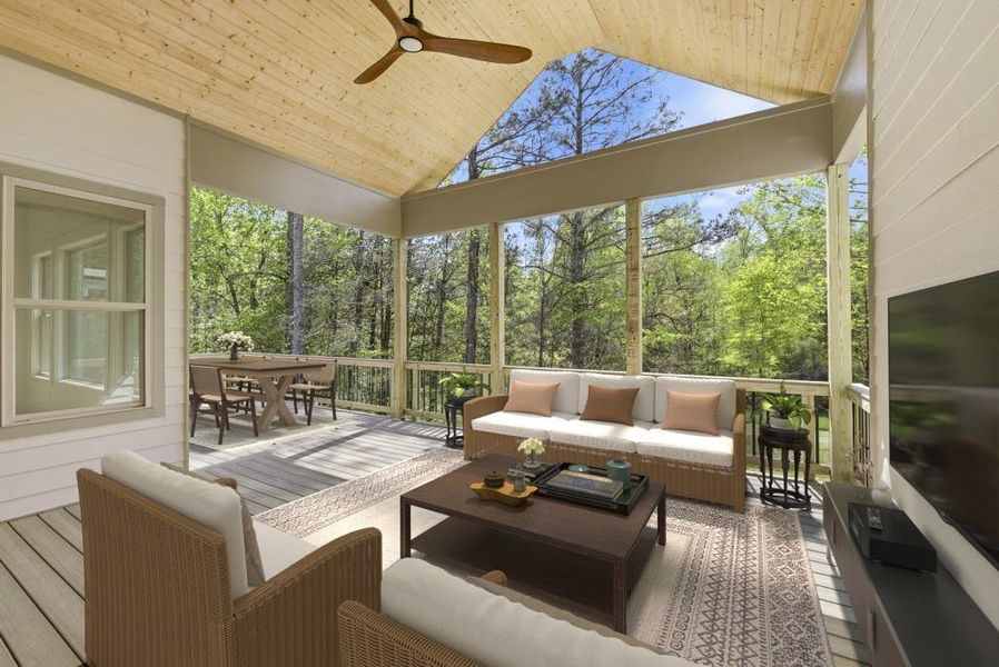 Exterior details and patio area of a home in , Jefferson (Image 37).