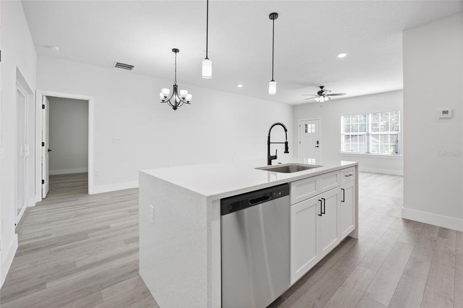 Furnished interior view inside a new home in , Citrus Springs (Image 7). Furnished interior view inside a new home in , Citrus Springs (Image 7).