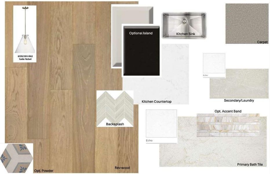 Sample of building materials used in homes in The Highlands, Porter (Image 9).