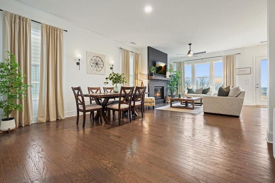 Furnished interior view inside a new home in , Canton (Image 5). Furnished interior view inside a new home in , Canton (Image 5).