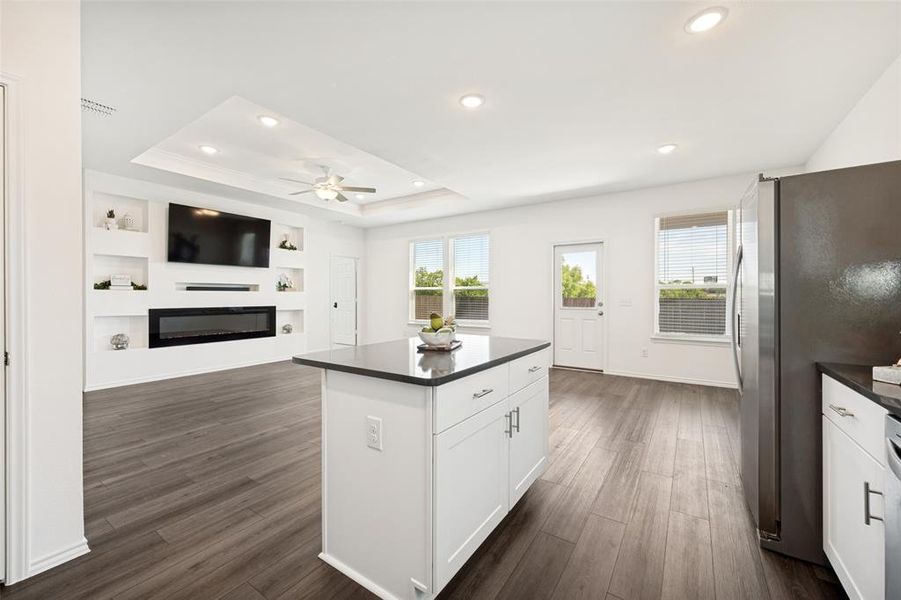 Furnished interior view inside a new home in Ridgeview Farms, Fort Worth (Image 7).