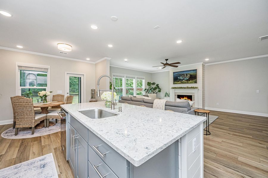 Furnished interior view inside a new home in Sea Island Preserve, Johns Island (Image 70).