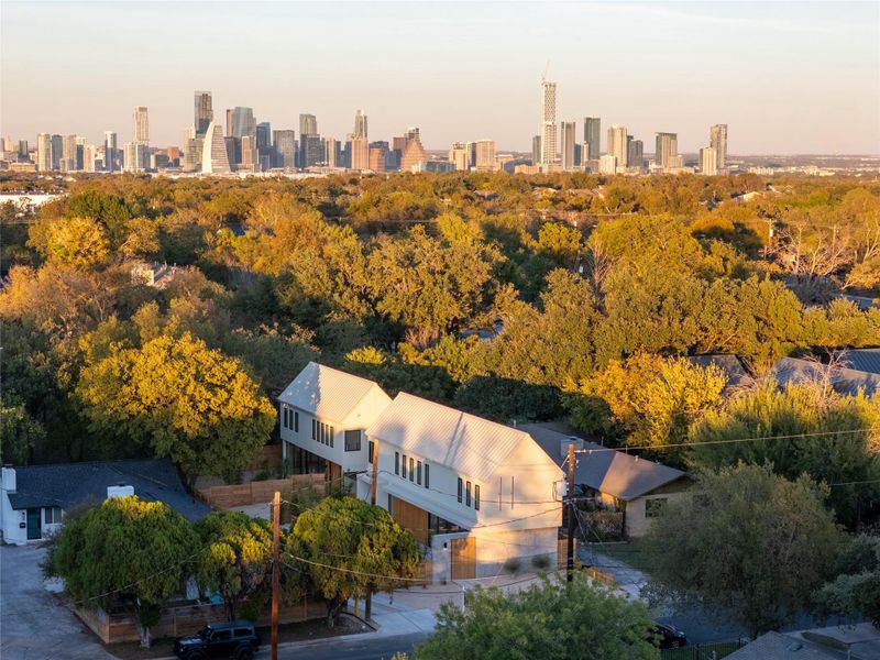 Exterior details and patio area of a home in , Austin (Image 2). Exterior details and patio area of a home in , Austin (Image 2).