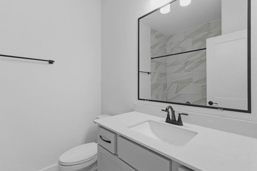 Furnished interior view inside a new home in Bridgeland, Elgin (Image 6).