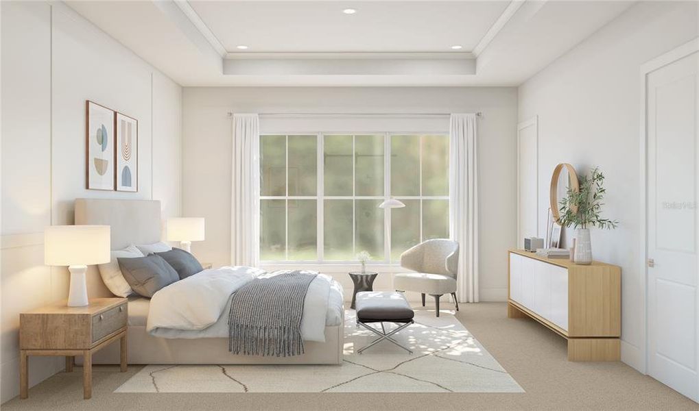 Furnished interior view inside a new home in Eden Preserve, Altamonte Springs (Image 6).