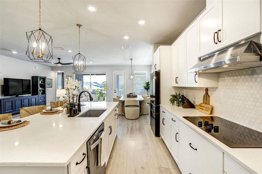 Furnished interior view inside a new home in , Tarpon Springs (Image 11).