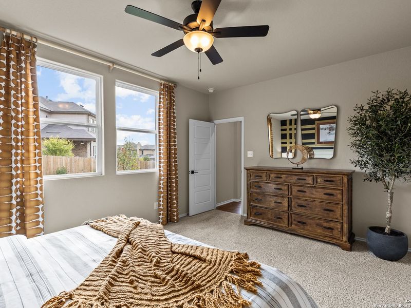 Furnished interior view inside a new home in Bricewood, San Antonio (Image 30).