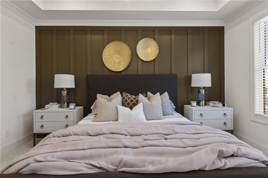 Furnished interior view inside a new home in IveyBrooke, Alpharetta (Image 16).