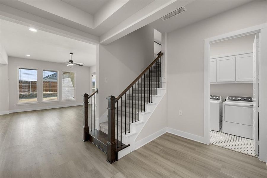 Furnished interior view inside a new home in The Retreat - Phase 1, Waxahachie (Image 5).