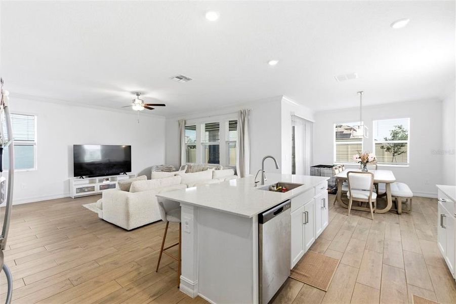 Furnished interior view inside a new home in , Palmetto (Image 18).