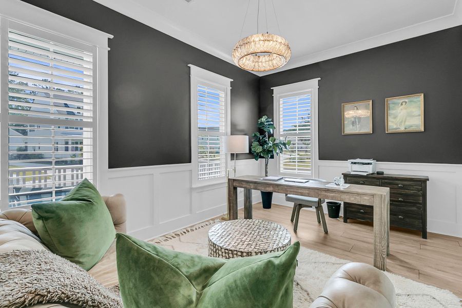 Furnished interior view inside a new home in Carolina Park: Riverside, Mount Pleasant (Image 61). Furnished interior view inside a new home in Carolina Park: Riverside, Mount Pleasant (Image 61).