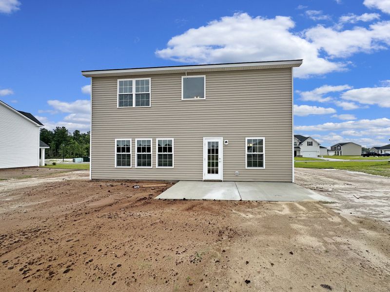Exterior details and patio area of a home in Doctor's Creek, Ludowici (Image 2). Exterior details and patio area of a home in Doctor's Creek, Ludowici (Image 2).