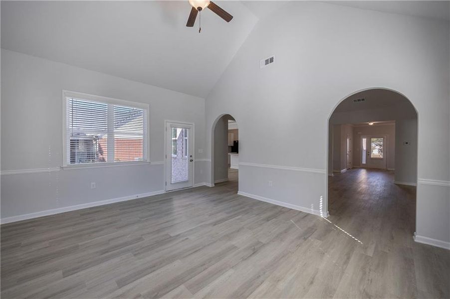 Spacious, unfurnished interior of a new home in , Social Circle (Image 45).