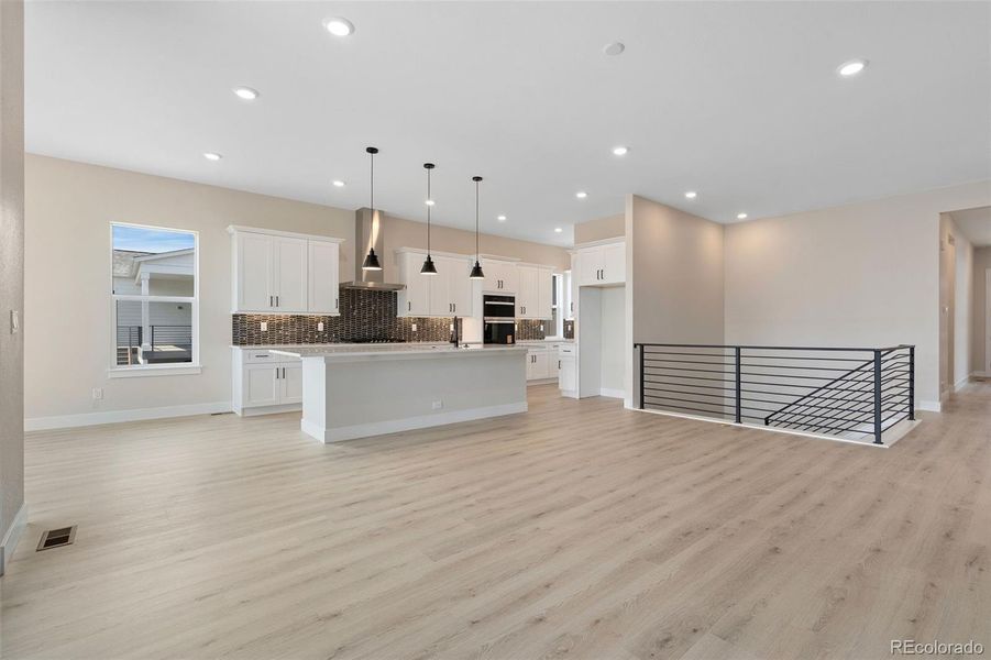 Spacious, unfurnished interior of a new home in Kitchel Lake at Serratoga Falls, Timnath (Image 13).