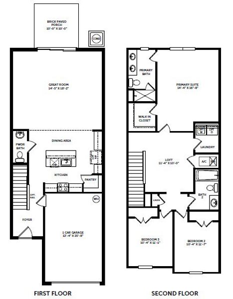 2D floor plan layout of this home in Magnolia Reserve, Ocoee, FL (Image 2). 2D floor plan layout of this home in Magnolia Reserve, Ocoee, FL (Image 2).