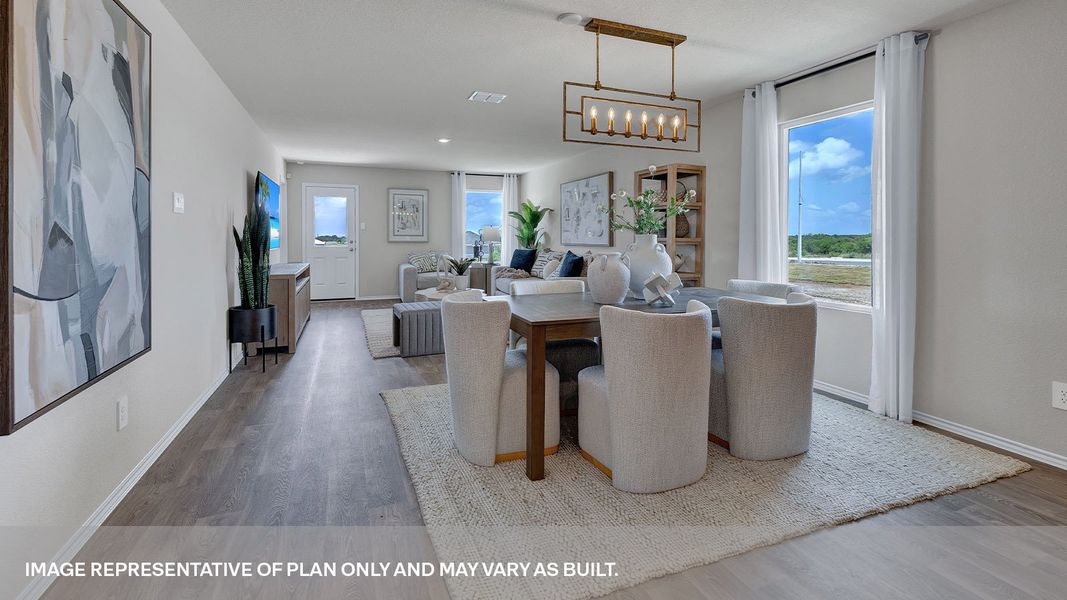 Furnished interior view inside a new home in Sunset Oaks, Maxwell (Image 12).