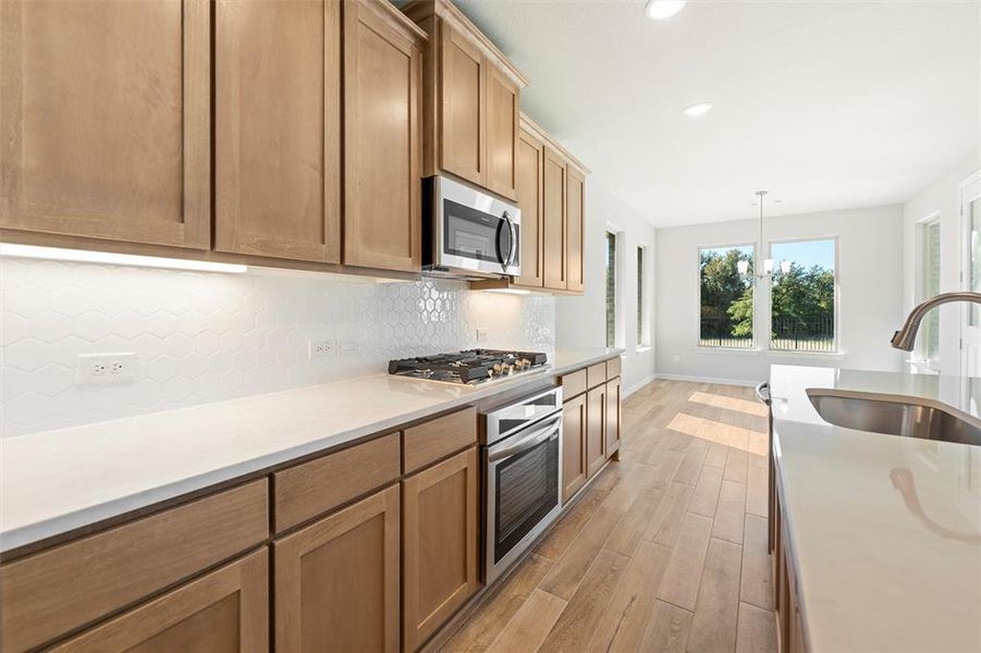 Furnished interior view inside a new home in Morningstar, Aledo (Image 7). Furnished interior view inside a new home in Morningstar, Aledo (Image 7).