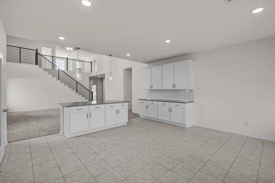 Furnished interior view inside a new home in , Pearland (Image 9). Furnished interior view inside a new home in , Pearland (Image 9).