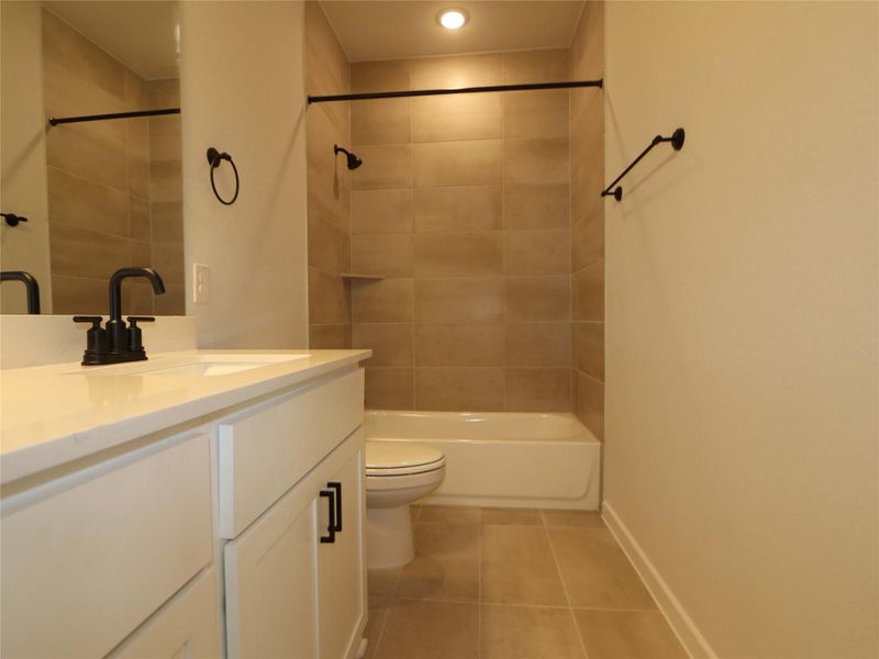 Furnished interior view inside a new home in Estancia West, Manchaca (Image 9).