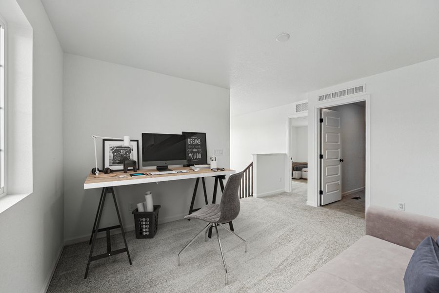 Furnished interior view inside a new home in Parterre, Thornton (Image 9).