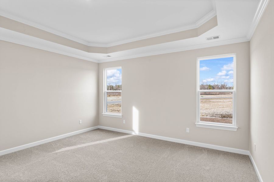 Spacious, unfurnished interior of a new home in Traditions at Carolina Forest, Myrtle Beach (Image 11). Spacious, unfurnished interior of a new home in Traditions at Carolina Forest, Myrtle Beach (Image 11).