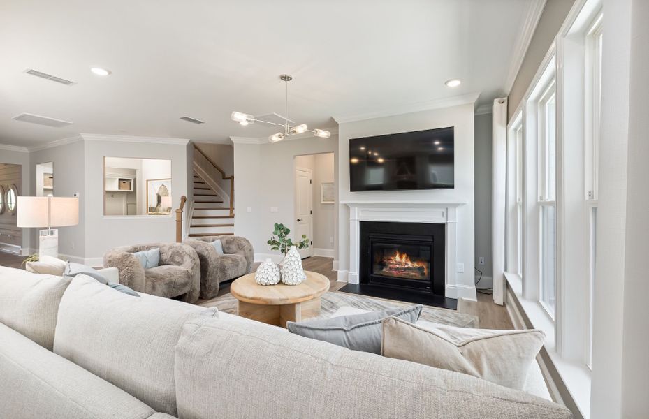 Representative furnished interior of a home built from the Stonebrook by Pulte Homes in The Preserve at Marks Creek, Knightdale (Image 16). Representative furnished interior of a home built from the Stonebrook by Pulte Homes in The Preserve at Marks Creek, Knightdale (Image 16).