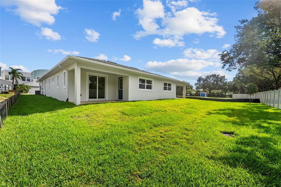 Exterior details and patio area of a home in , Tarpon Springs (Image 25). Exterior details and patio area of a home in , Tarpon Springs (Image 25).
