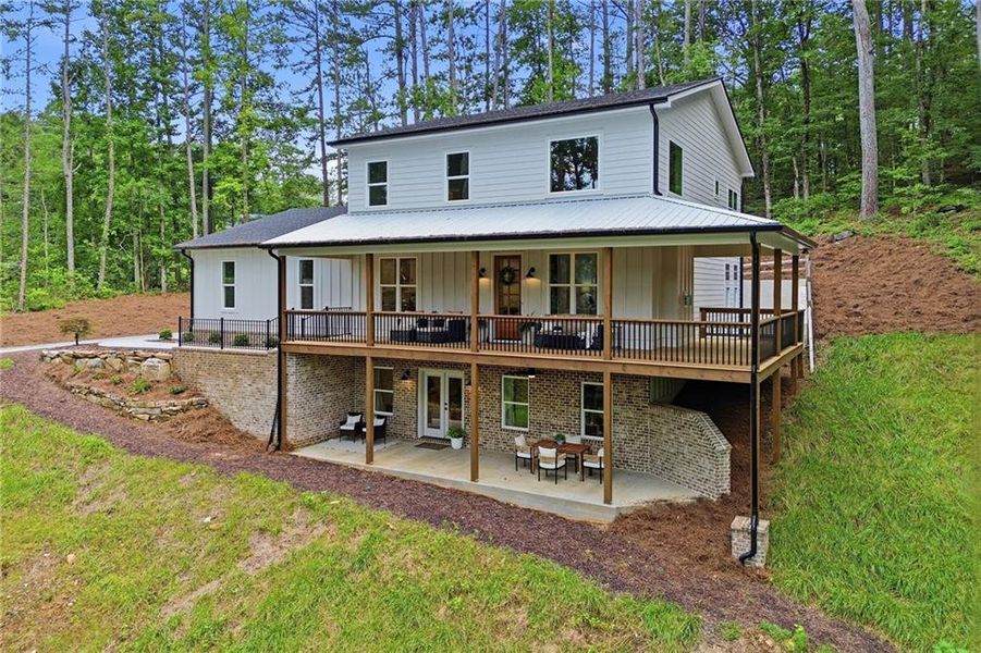 Exterior details and patio area of a home in , Ball Ground (Image 3). Exterior details and patio area of a home in , Ball Ground (Image 3).