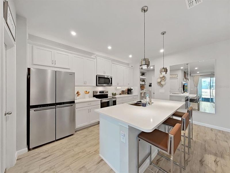 Furnished interior view inside a new home in , Lutz (Image 36).