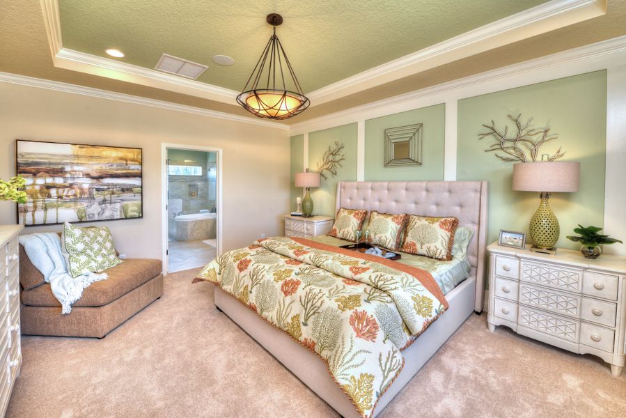 Representative furnished interior of a home built from the Victoria - Elite Series by ICI Homes in Reflections at Seabrook, Nocatee (Image 16).