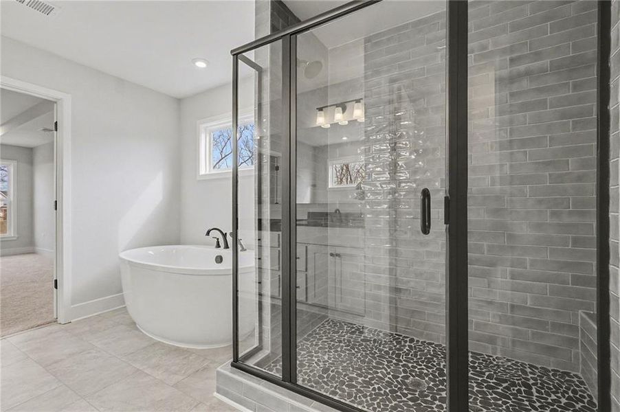 Furnished interior view inside a new home in , Hoschton (Image 12).
