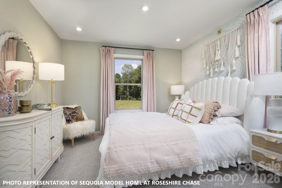 Bedroom Two (Upper Level) - Photo is for representation purposes of floorplan only - colors, finishes, and options will vary