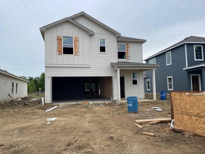 In-progress construction of a new home in Barrett Crossing, Crosby, TX (Image 20).