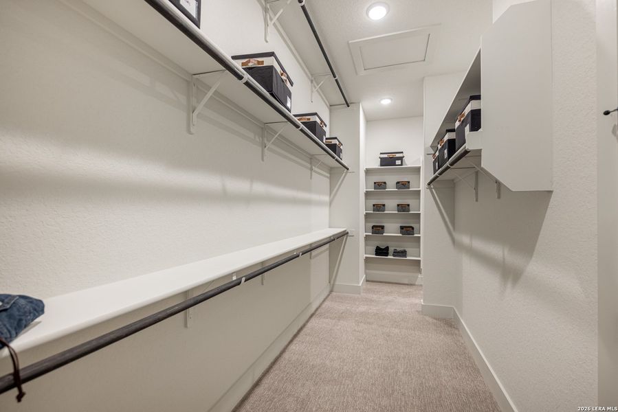 Furnished interior view inside a new home in Caliza Reserve, Boerne (Image 18).