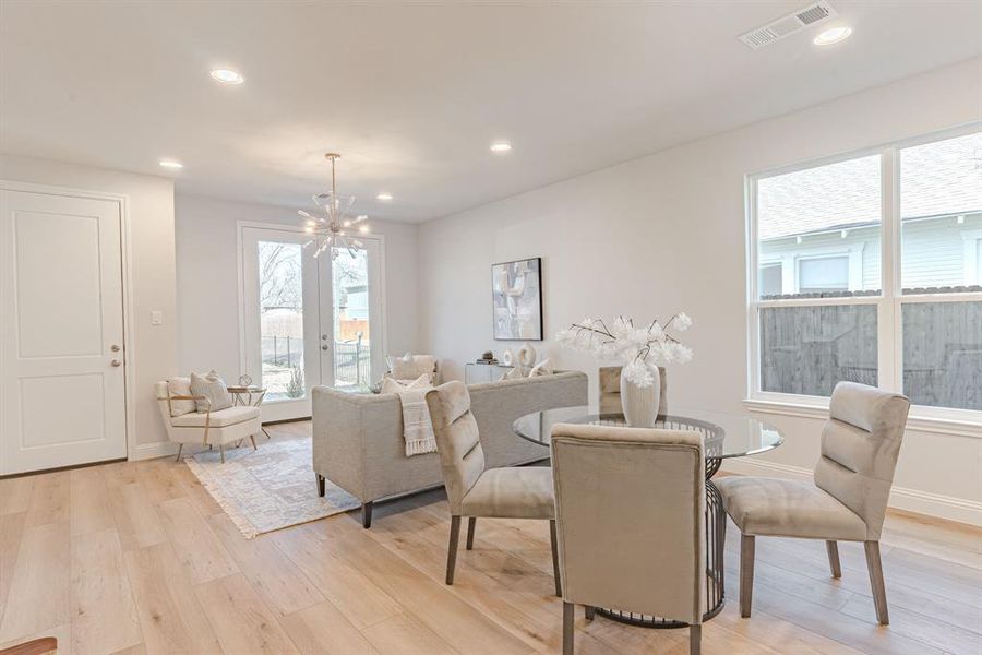 Furnished interior view inside a new home in , Fort Worth (Image 7).