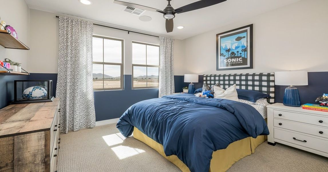 Representative furnished interior of a home built from the Camelback by William Ryan Homes in Alta Vida at Westpark, Buckeye (Image 26).
