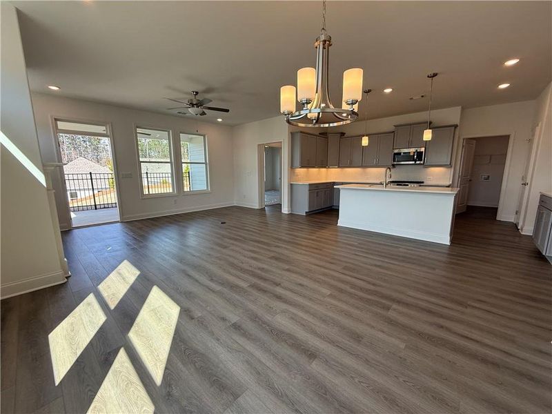 Spacious, unfurnished interior of a new home in , Hiram (Image 20).